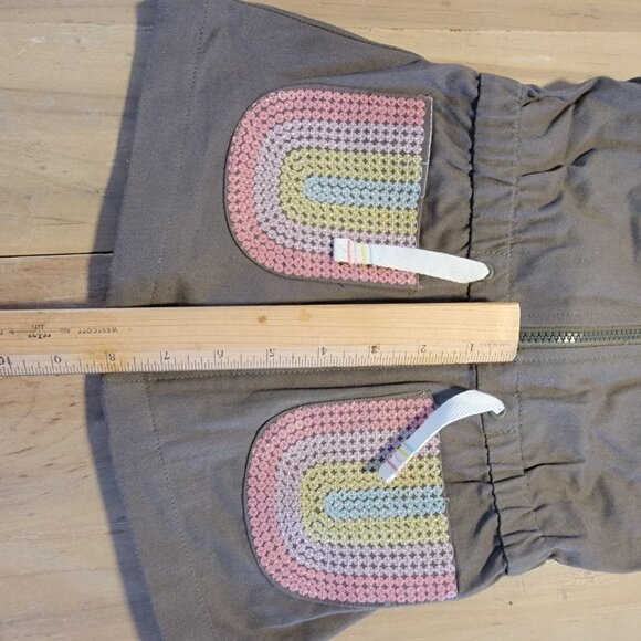 Max Studio Kids Girls Size 3T Zip Front Vest Jacket‎ Olive Green Sequins Pockets - Picture 10 of 10